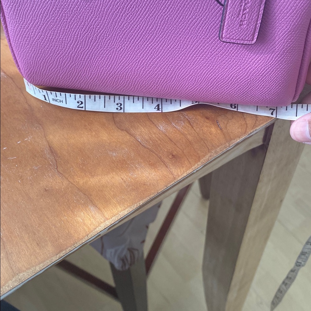 Coach Purple-Pink Mini Satchel with Gold Hardware - Picture 15 of 17